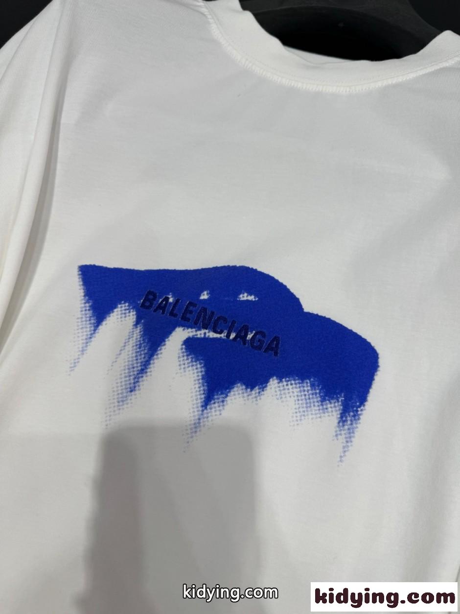 定番 人気 オーバーサイズ 半袖Tシャツ バレンシアガ Tシャツ コピー ホワイト-2