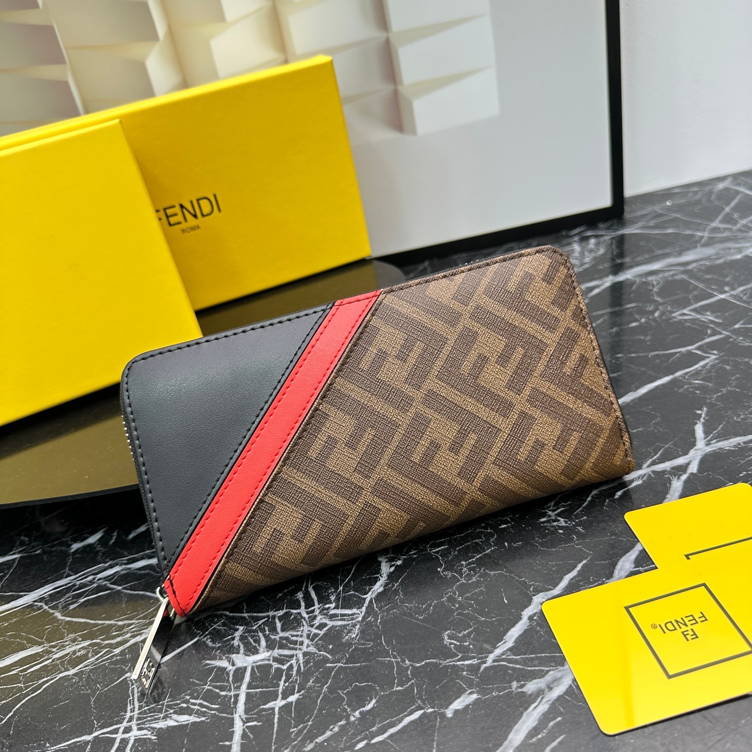 フェンディ 財布 コピー 人気 ラウンドファスナー ウォレット 長財布-2