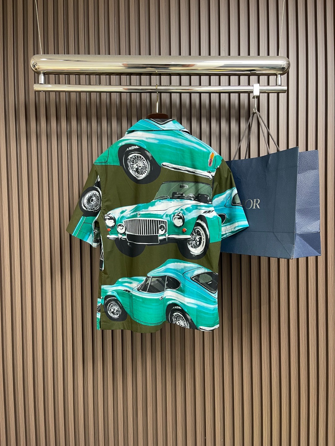 リラックスフィット カー コットンポプリンシャツ バーバリー シャツ 偽物-2