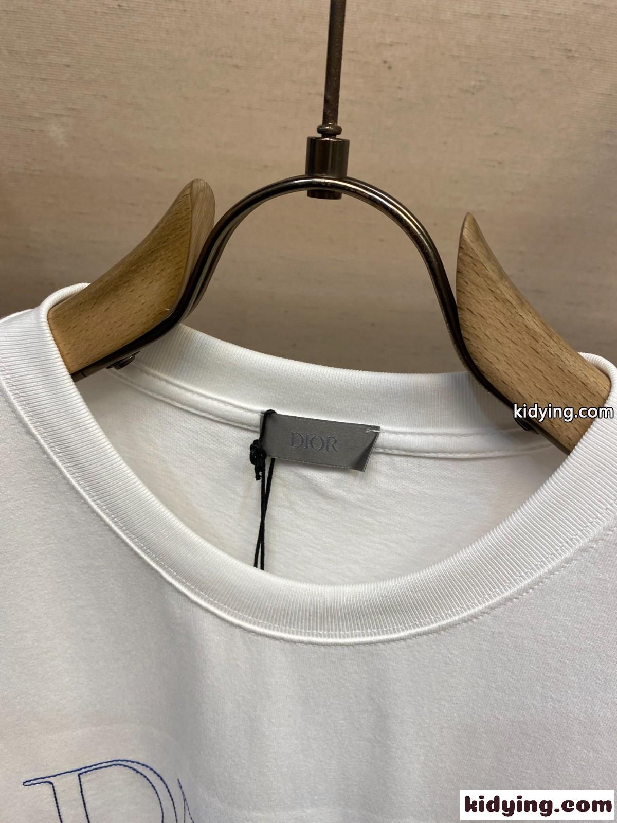 クリスチャン・ディオール Tシャツ コピー DIOR AND HYLTON NEL Tシャツ ホワイト-2