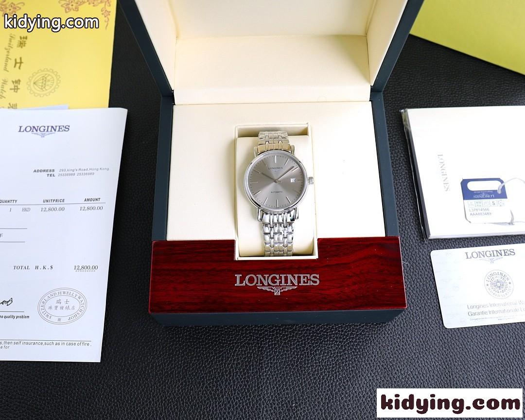 人気 39mm 日付表示 シンプル 上品 ビジネス ロンジン 時計 コピー 腕時計-1