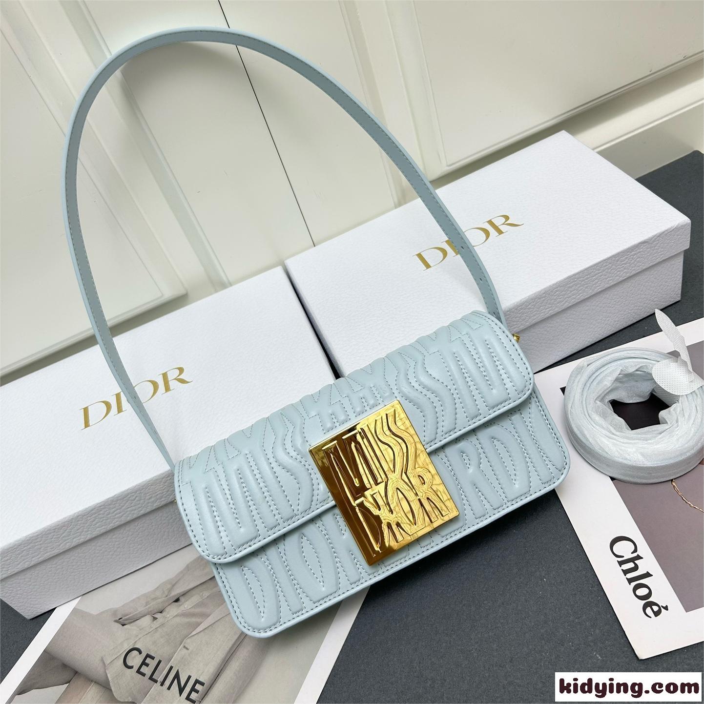 Miss Dior フラップバッグ クリスチャン・ディオール バッグ コピー ブルー-0
