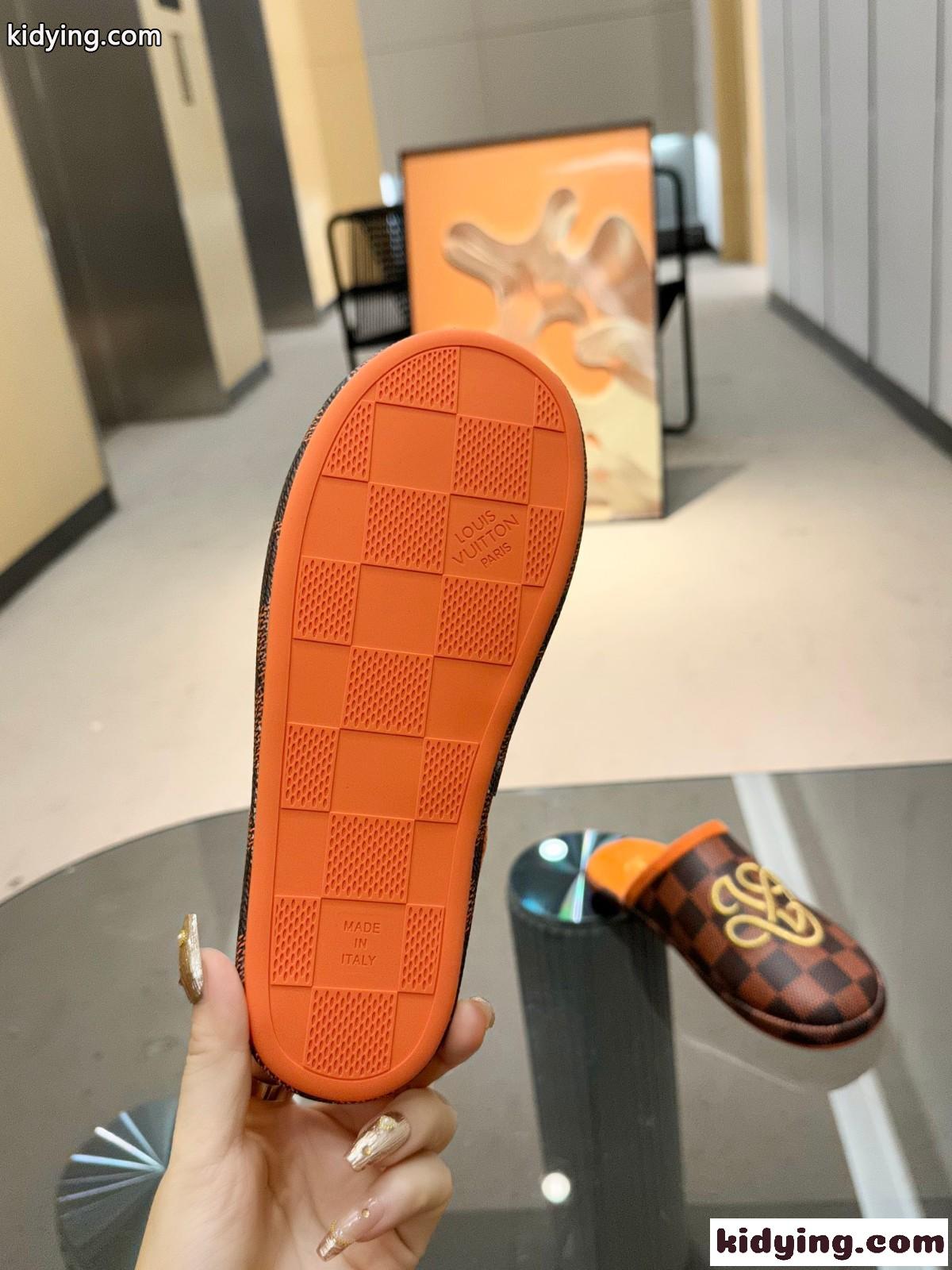 LV パレス・ライン ミュール ルイヴィトン サンダル スーパーコピー オレンジ-3