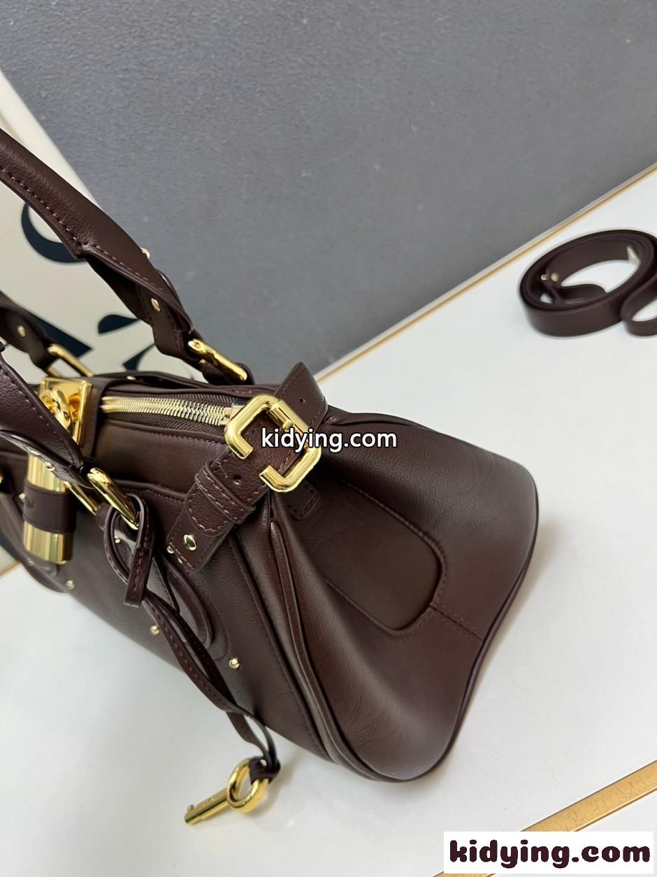 CHLOE PADDINGTONバッグ 人気 グレインレザー クロエ スーパーコピー-0