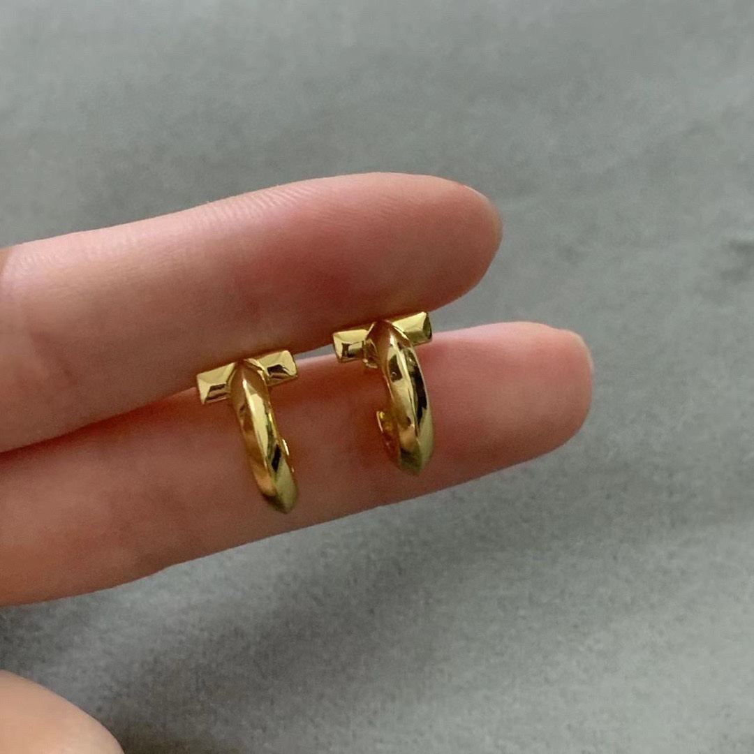 洗練された 人気 ティファニー T T ワン フープ ピアス コピー アクセサリー-4
