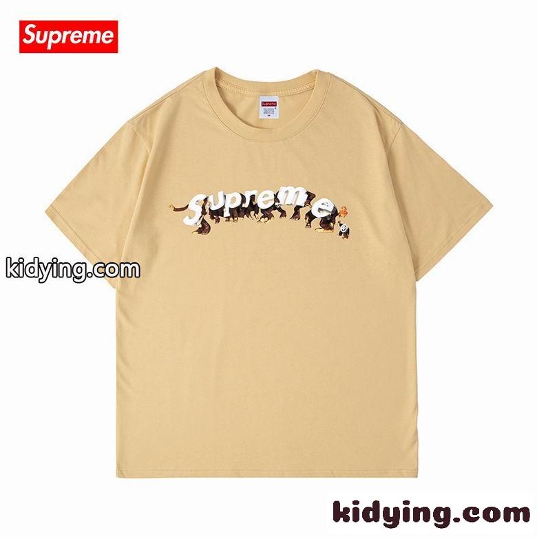 ユニセックス 人気 シンプル 8色あり 着心地いい ゆったり 半袖 シュプリーム tシャツ コピー おしゃれ ロゴ 定番-9