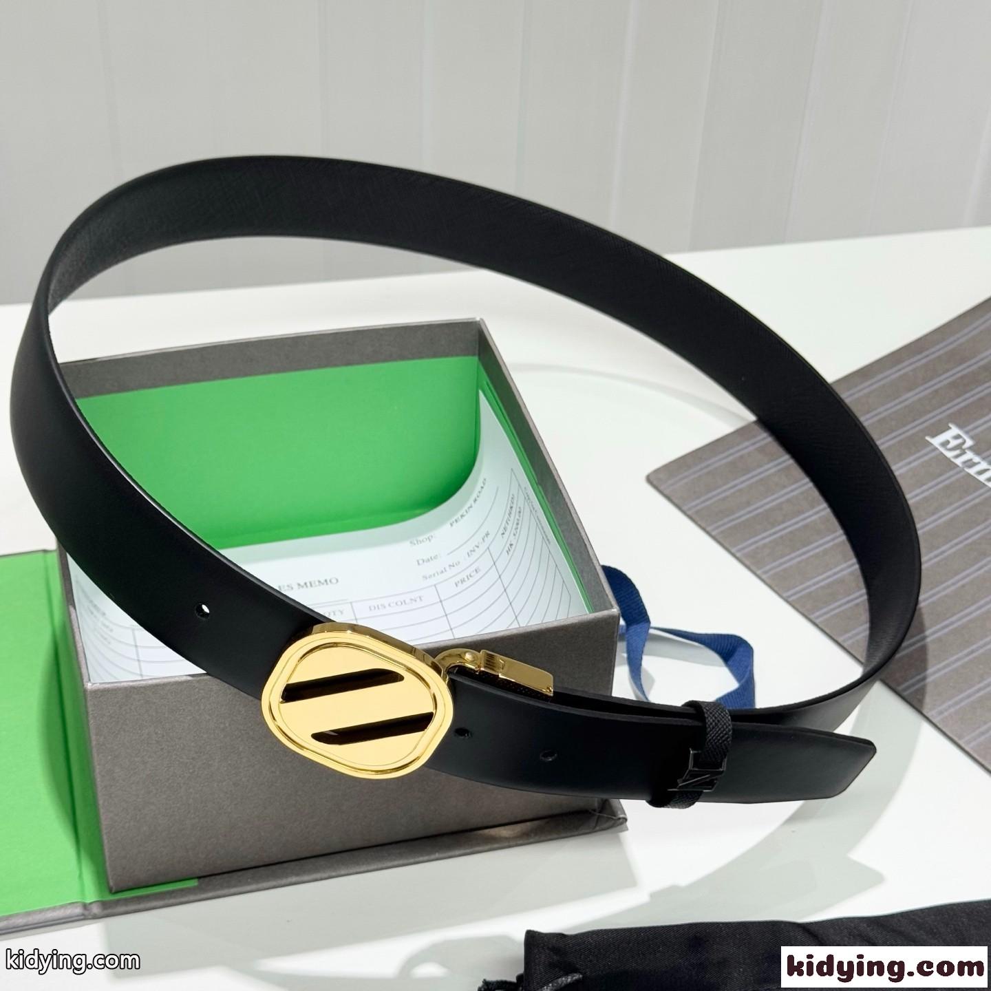 エルメネジルド・ゼニア ベルト コピー 洗練された 上品 リバーシブルベルト-4