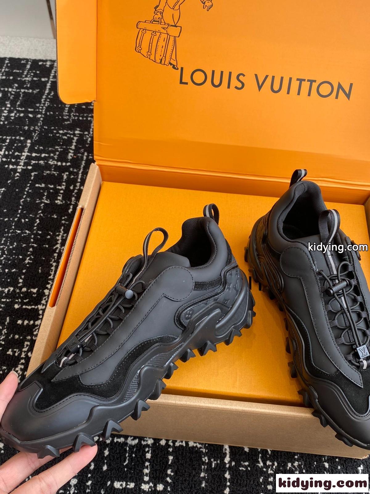 LV ラッシュ・ライン スニーカー 人気 お洒落 ルイヴィトン スーパーコピー レディース-2