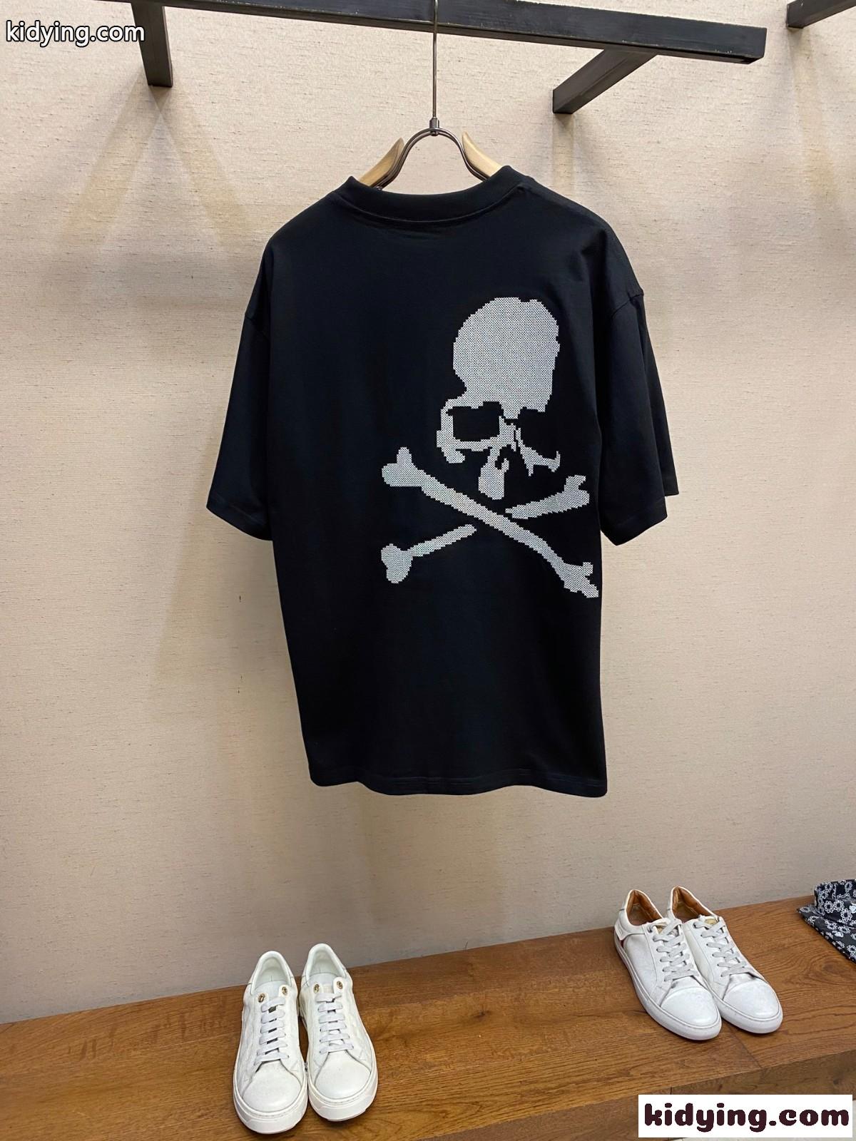 マスターマインド・ジャパン Tシャツ コピー ストリート カジュアル クルーネック コットン ユニセックス-1