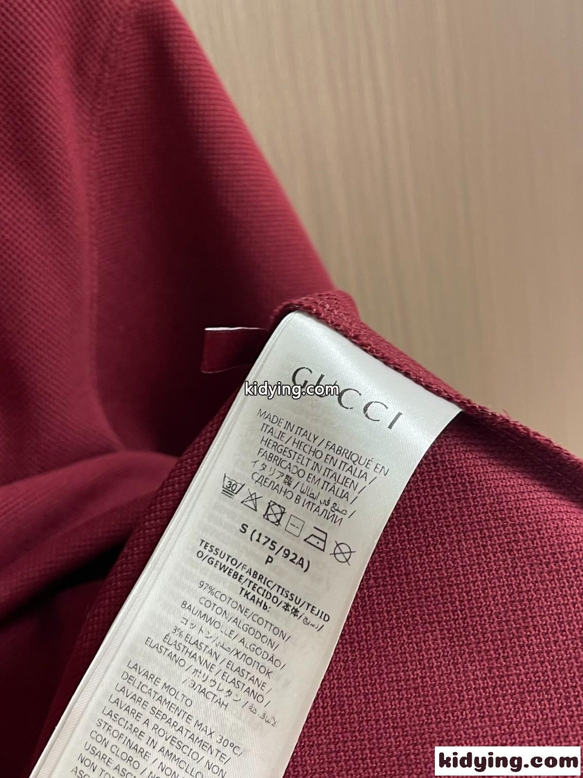 グッチ Tシャツ コピー カジュアル 上品 ロゴプリント ポロシャツ コットンピケ-3