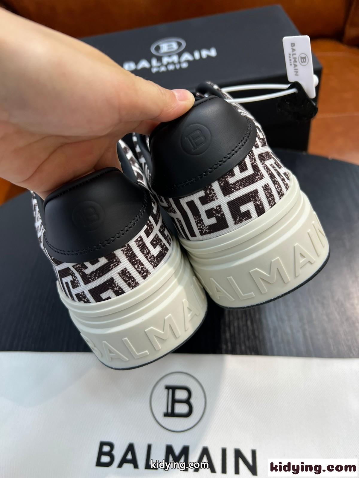 バルマン スニーカー コピー メンズ B-Court モノグラム スニーカー-3