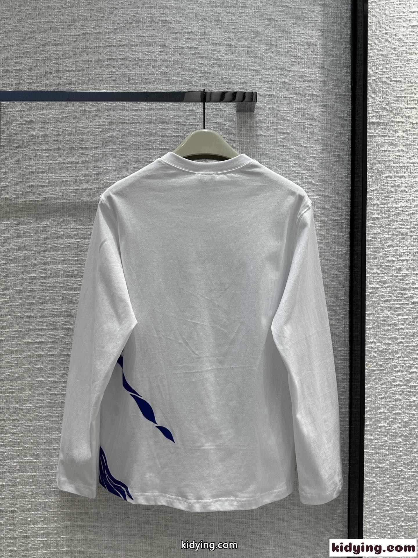 EKD コットン長袖Tシャツ バーバリー Tシャツ コピー クルーネック-4