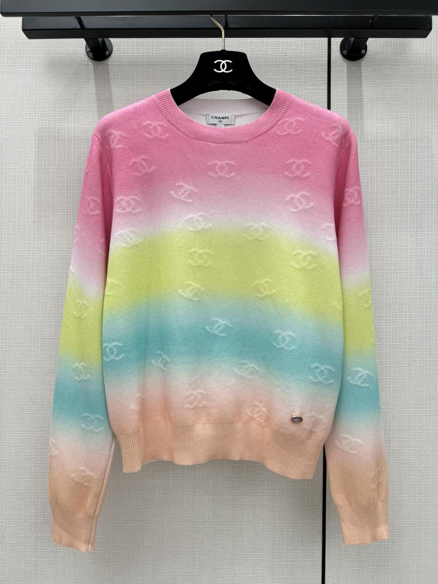可愛い 合わせやすい グラデーション シャネル セーター コピー レディース トップス-1