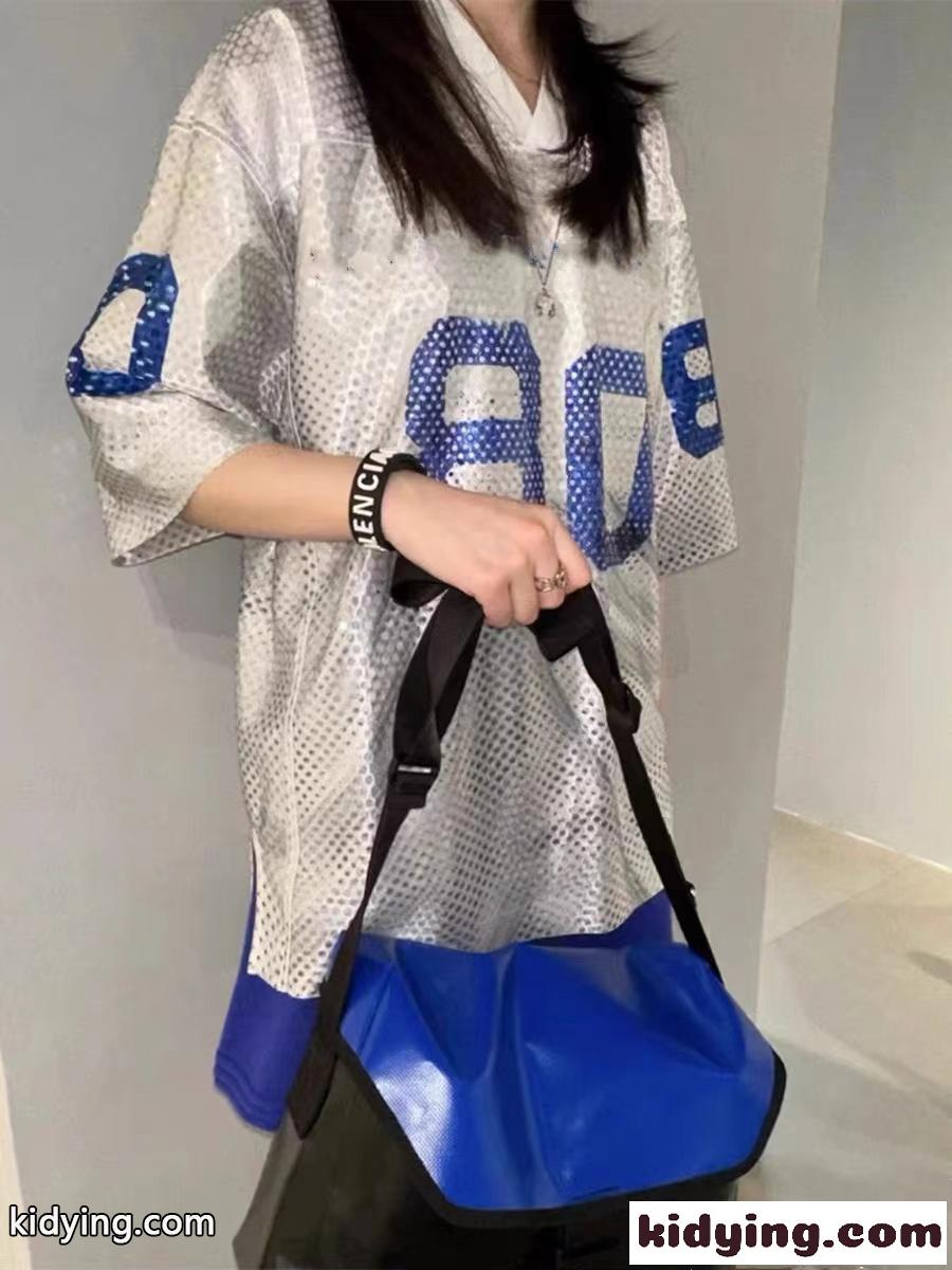 スパンコールファイユ 80 フットボールジャージー アレキサンダーワング Tシャツ コピー-3