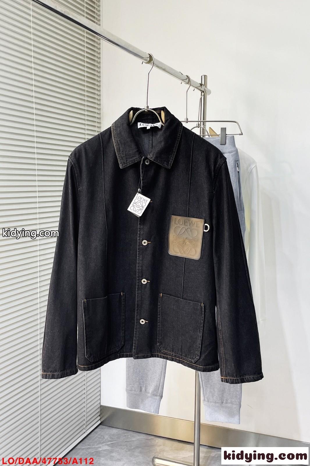 23AW アナグラム デニムジャケット ロエベ ジャケット コピー メンズ-0