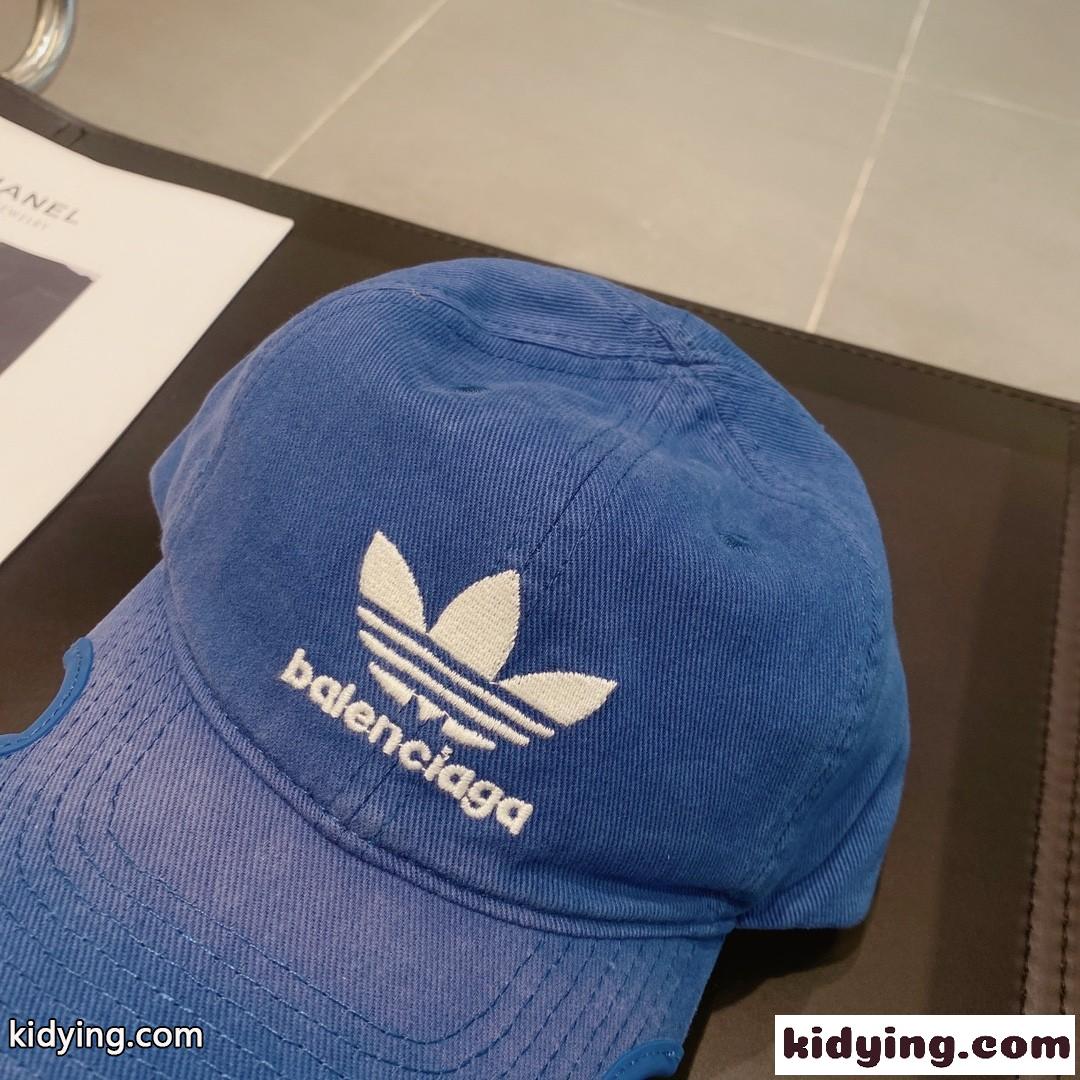BALENCIAGA×ADIDAS ロゴ ベースボール ハット キャップ バレンシアガ 帽子 コピー-4