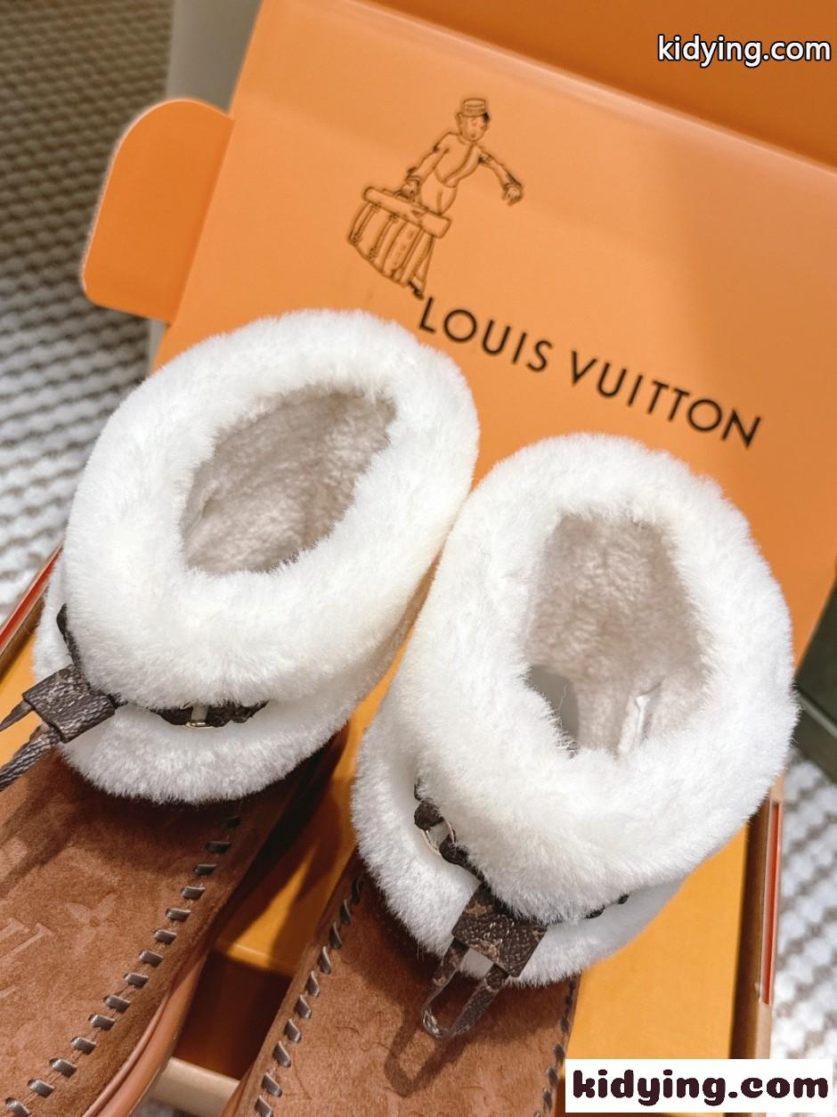LV SKI コルティナ アンクルブーツ ルイ・ヴィトン ブーツ スーパーコピー ブラウン-1