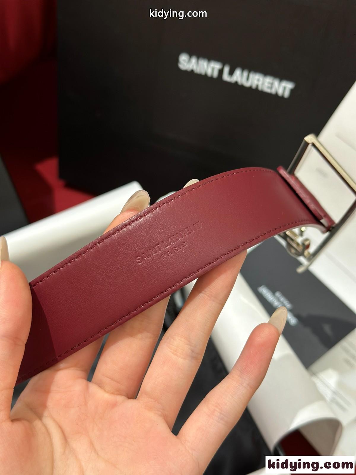 イヴ・サンローラン ベルト コピー 人気 合わせやすい YSL レザーベルト エレガント-4