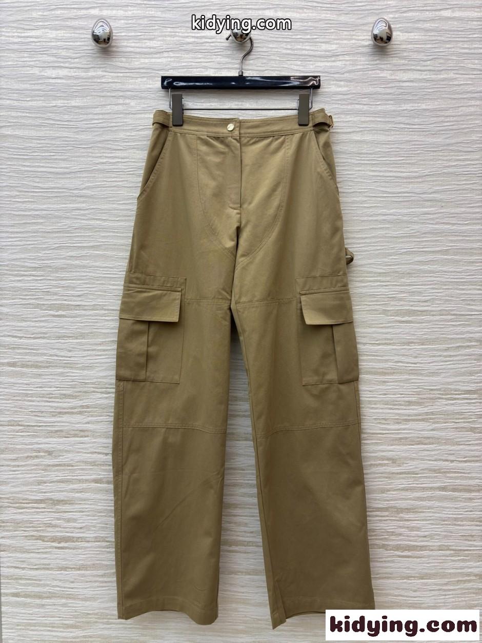 ワイドレッグ カーゴパンツ ルイ・ヴィトン パンツ コピー コットン-0