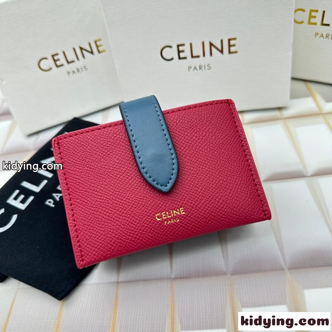 セリーヌ CELINE アコーディオン カードホルダー コピー 人気 ロゴ-0