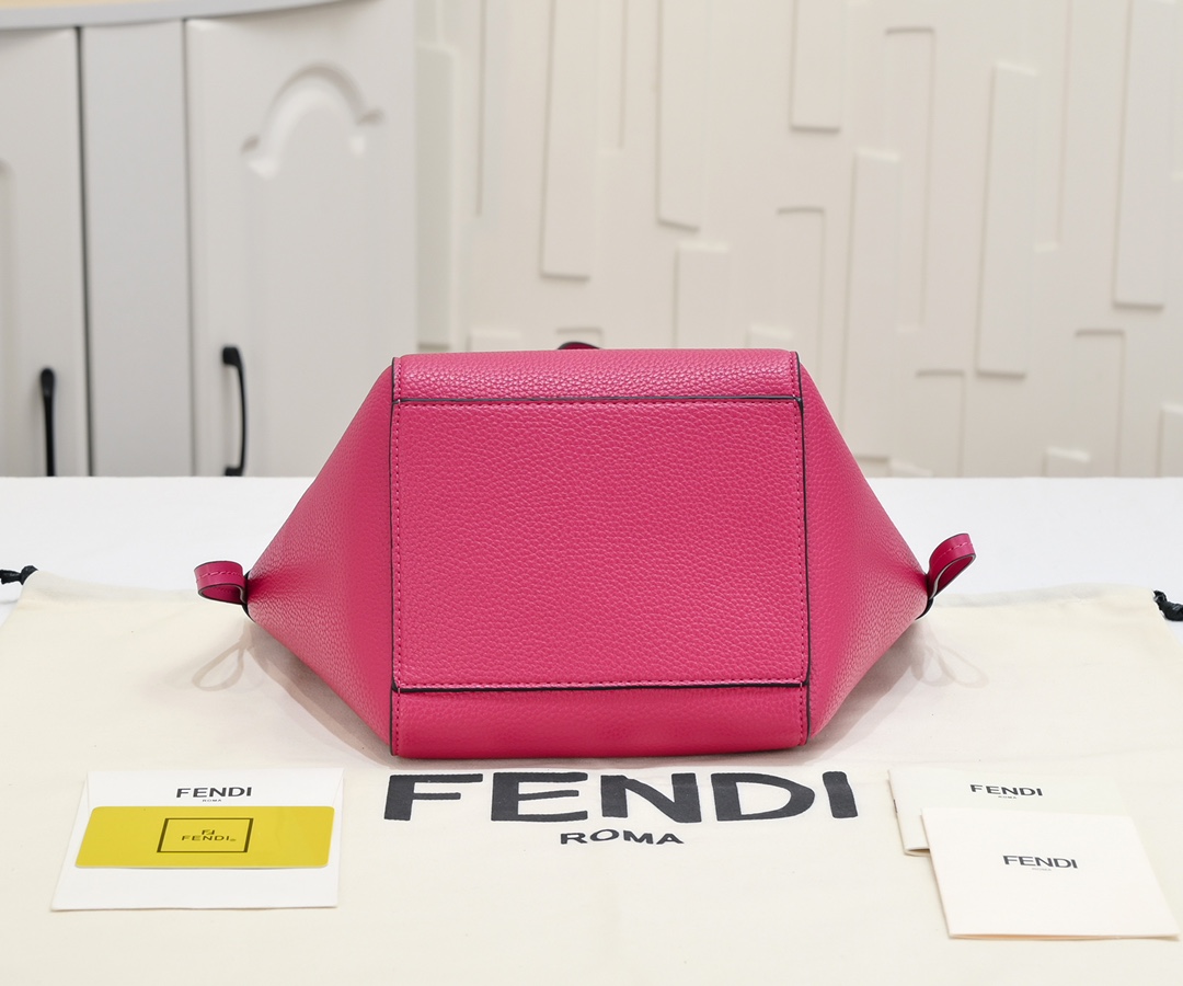 Fendi Origami スモール 変形ミニバッグ フェンディ バッグ コピー ピンクレザー-3