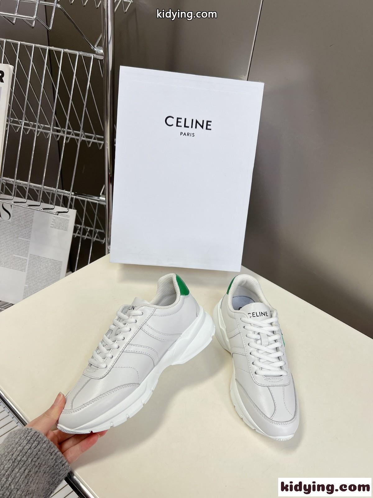 セリーヌ スニーカー コピー CELINE ランナー CR-02 レースアップ ロースニーカー-1