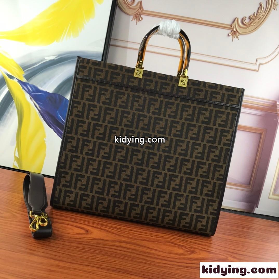 FENDI × VERSACE レディース 大容量 フェンディ バッグ 人気 コピー ショッピング マザバッグ トートバッグ-1