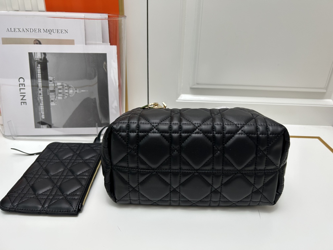 ディオール DIOR TOUJOURS トート スモール クリスチャン・ディオール バッグ コピー ブラック-3