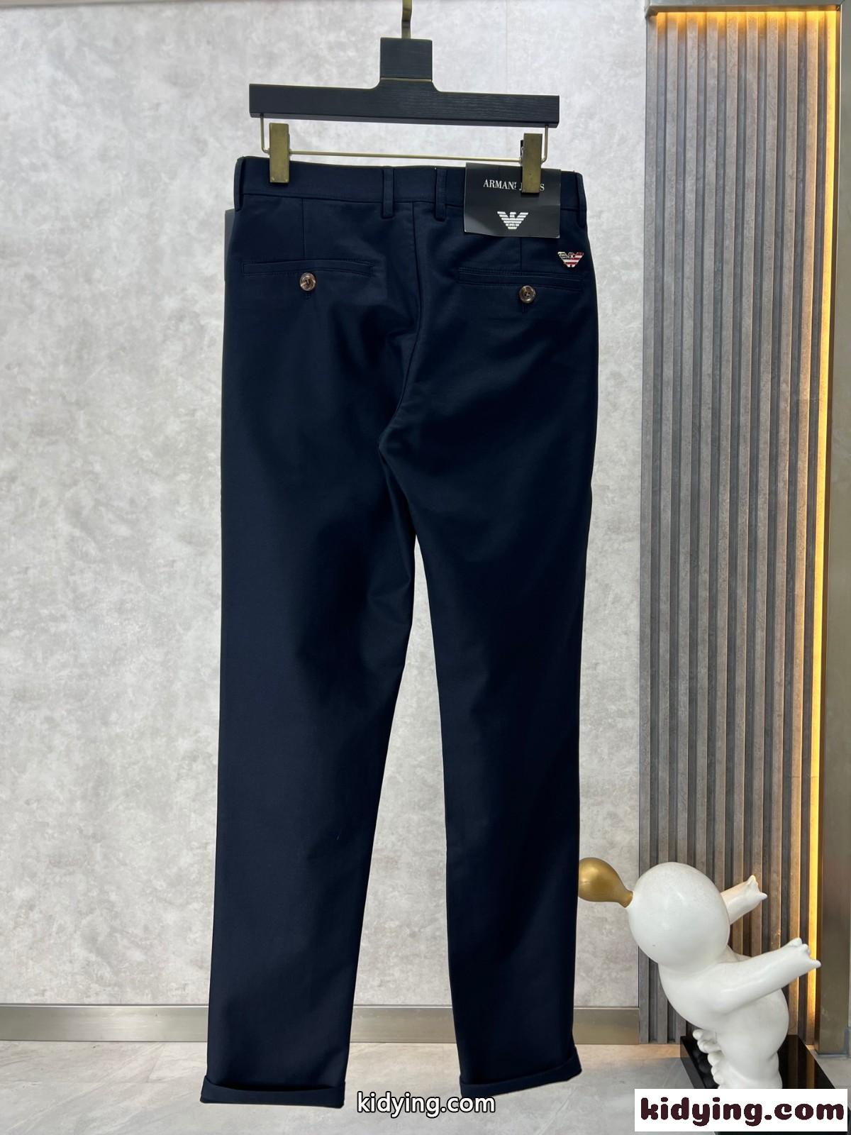 洗練された カジュアル アルマーニ パンツ コピー メンズ ビジネス スラックス-1