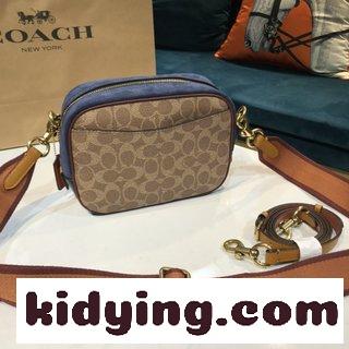 Coachコーチの最新の女性クラシックロゴ Coach貼付CAMERA全皮手袋に肩ひもを2本配送します コーチバッグ お手入れ コピー-1