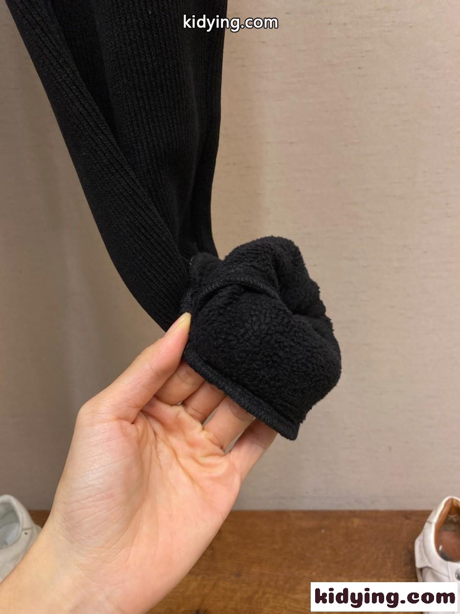 カジュアル 裏起毛 ジョガーパンツ バレンシアガ パンツ 偽物 ブラック-3
