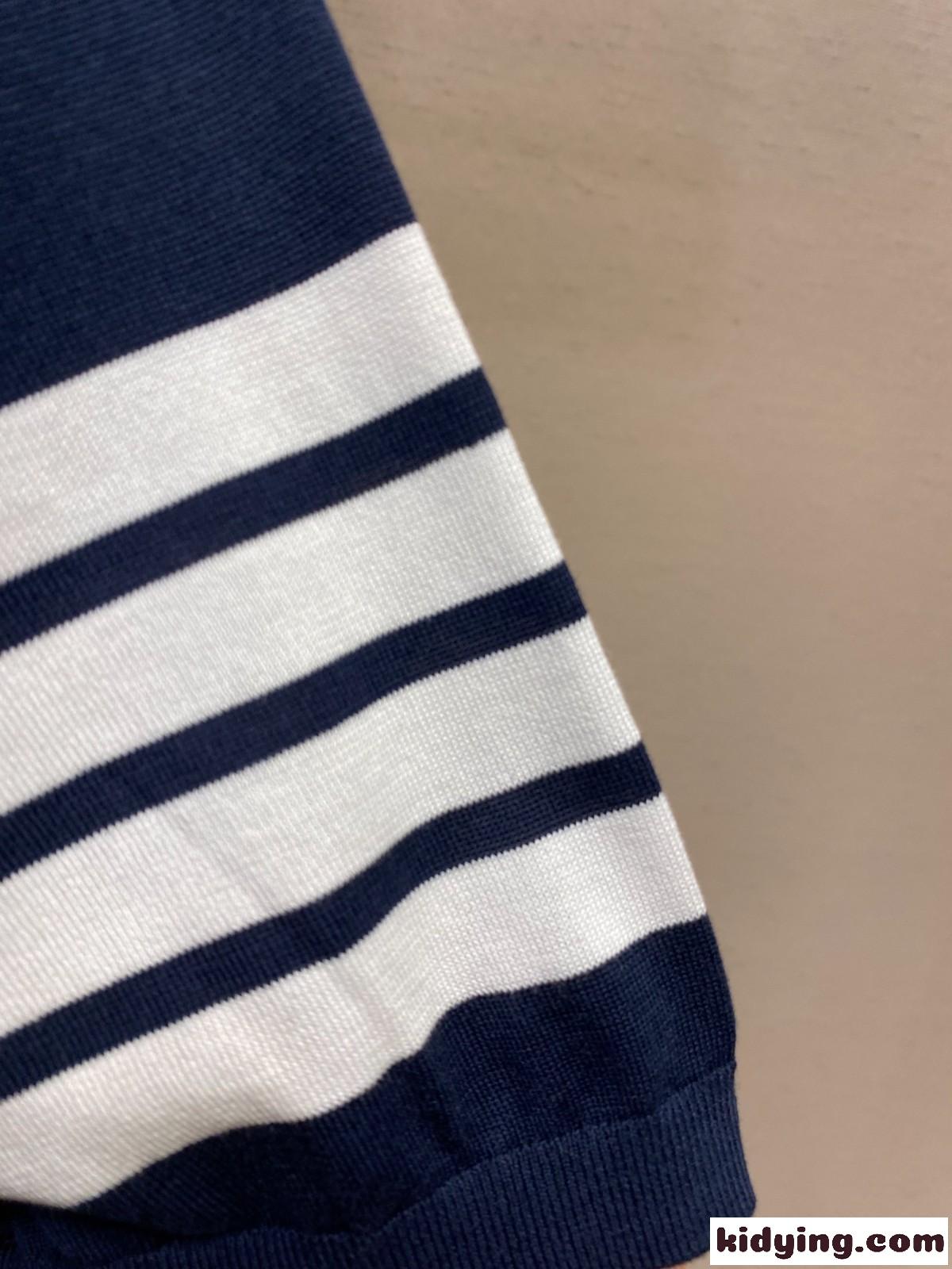 トムブラウン Tシャツ スーパーコピー 定番 人気 コットン 半袖ポロシャツ ブルー-3