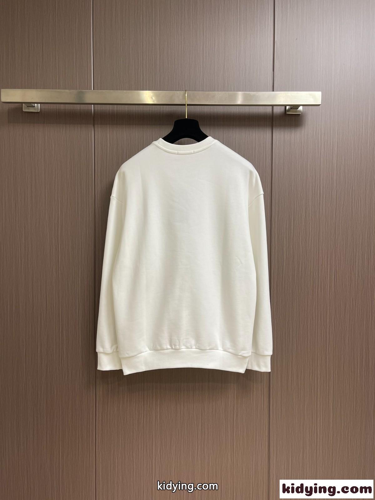 定番 ロゴ入り フェンディ Tシャツ コピー クルーネック スウェットシャツ-2