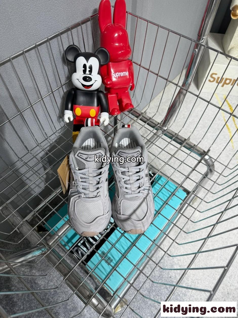 アシックス GEL-KAYANO 14 ユニセックス スニーカー トムブラウン コピー グレー-3