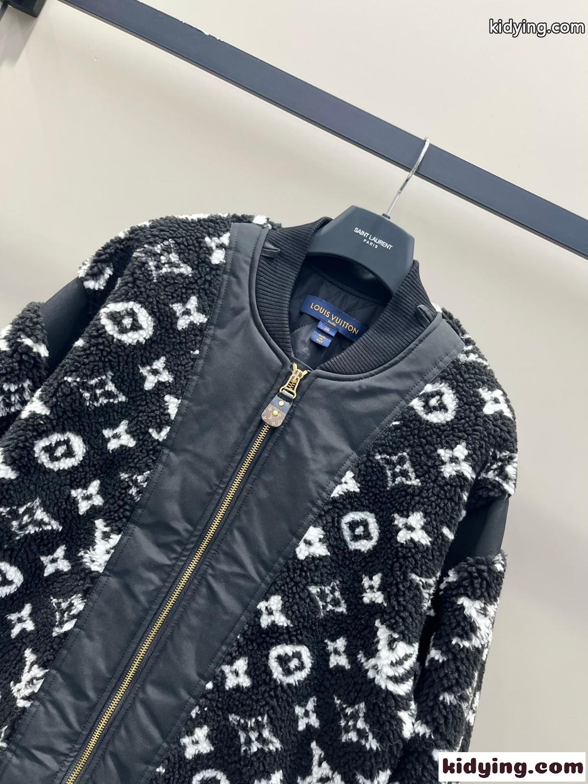 秋冬 ルイヴィトン ジャケット コピー モノグラムテディボンバージャケット-1