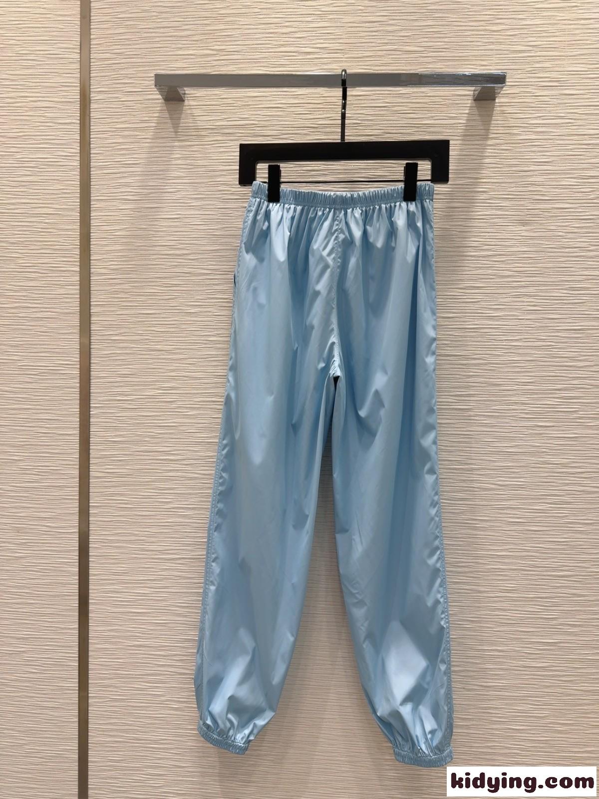 ショート丈ジャケット&ジョーカーパンツ 上下セット アレキサンダーワング セットアップ コピー ブルー-7
