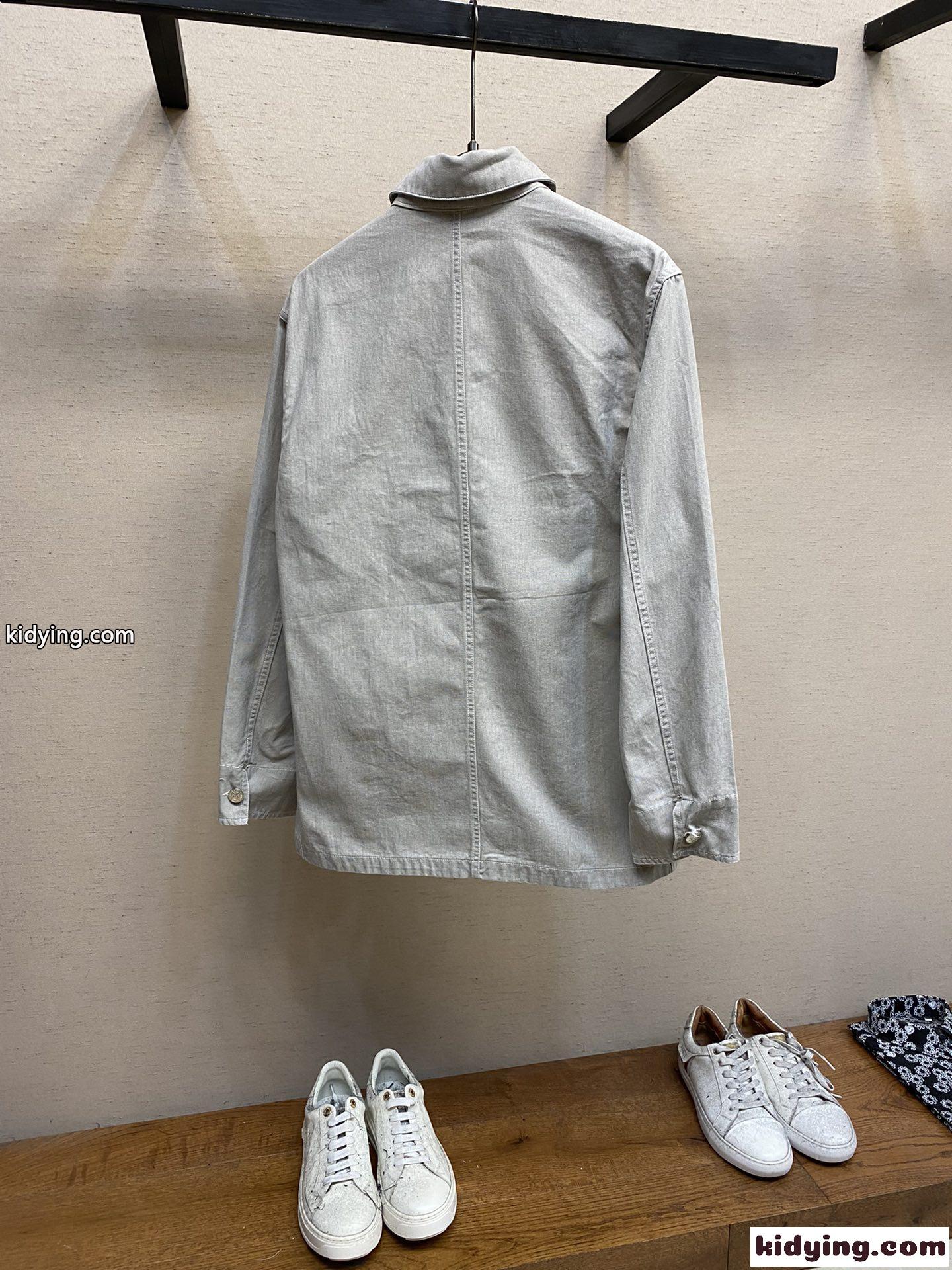 DIOR AND STONE ISLAND ジャケット クリスチャン・ディオール ジャケット コピー グレー-2