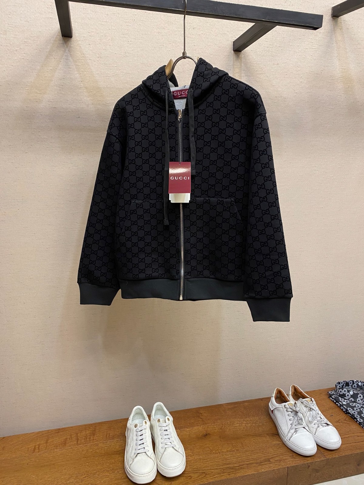 プリント ジャージー ジップ スウェットシャツ グッチ ジャケット コピー-0