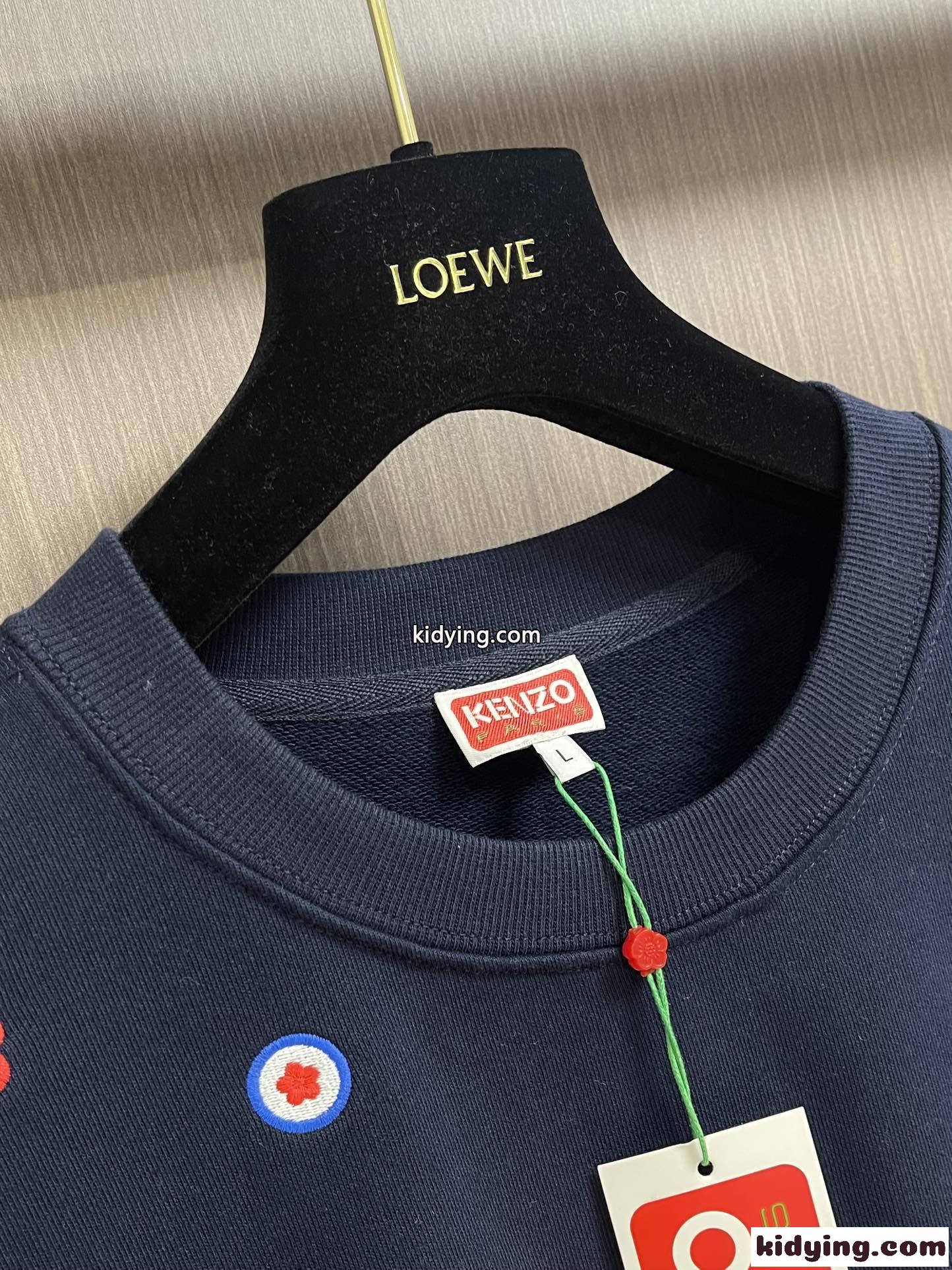 KENZO TARGET エンブロイダリー スウェット ケンゾー パーカー コピー 長袖-4