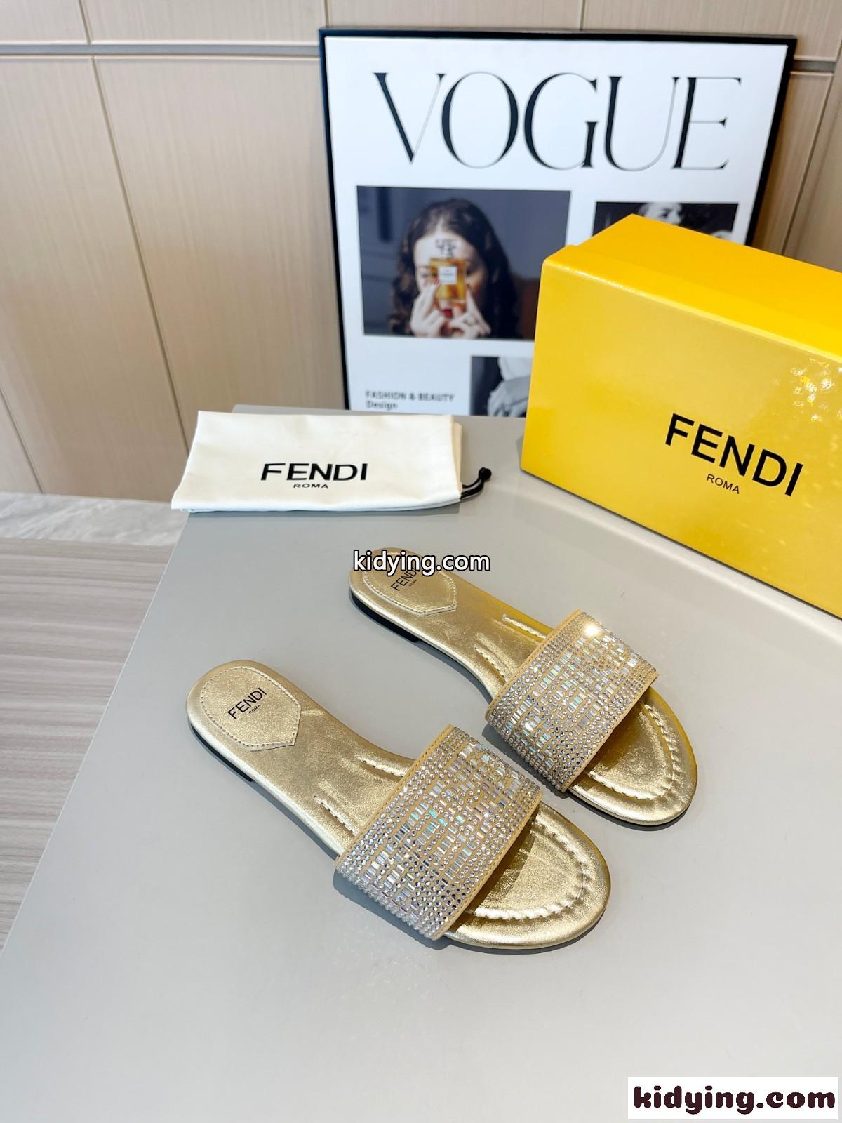 フェンディ サンダル コピー レディース 人気 春夏 ファッション スライド-4
