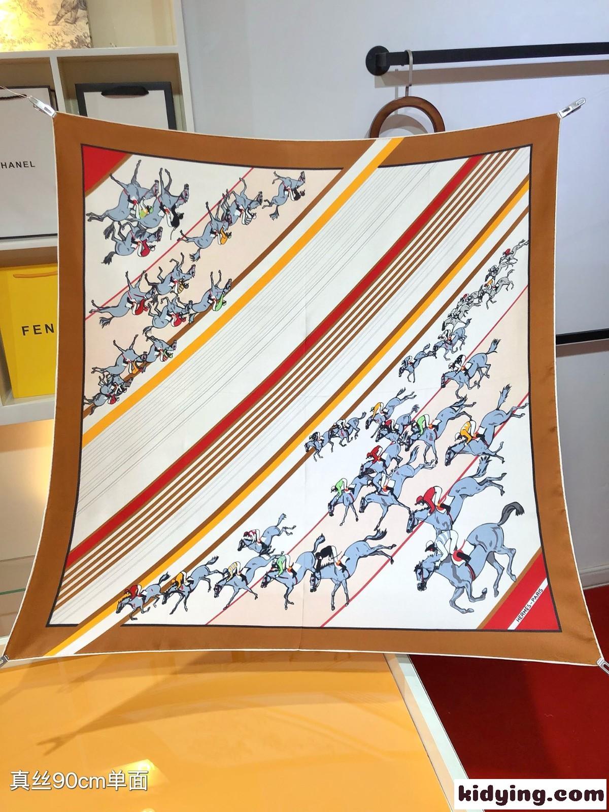 エルメス スカーフ コピー 上品 エレガント シルクスカーフ 90x90cm-0