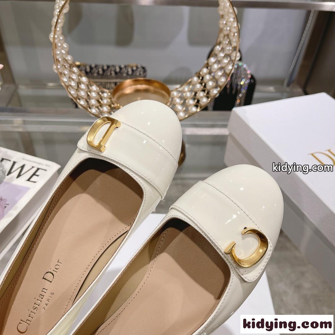 C’EST DIOR バレエフラット クリスチャン・ディオール シューズ コピー ホワイト-3