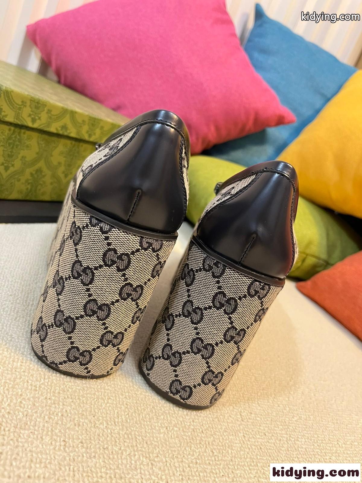 ウィメンズ グッチ シューズ コピー GUCCI ホースビット プラットフォーム ローファー-3