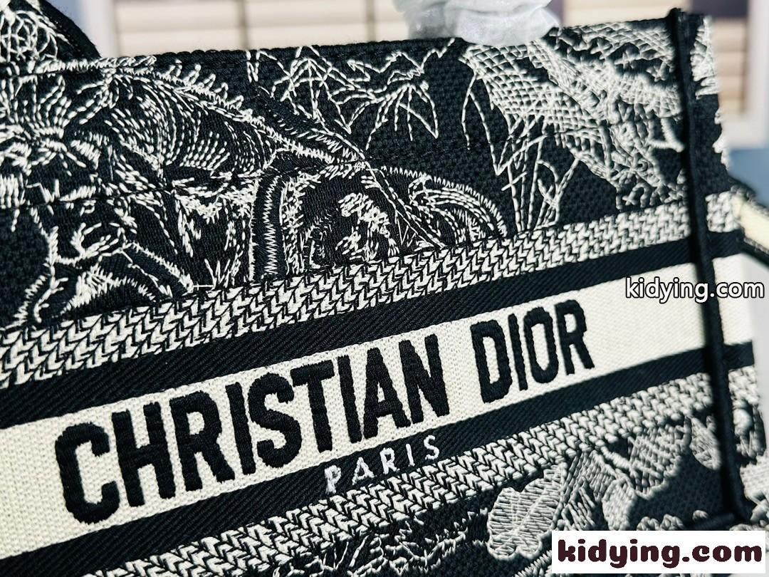 Dior Book Tote バッグ ミニ クリスチャン・ディオール バッグ コピー ブラック-2
