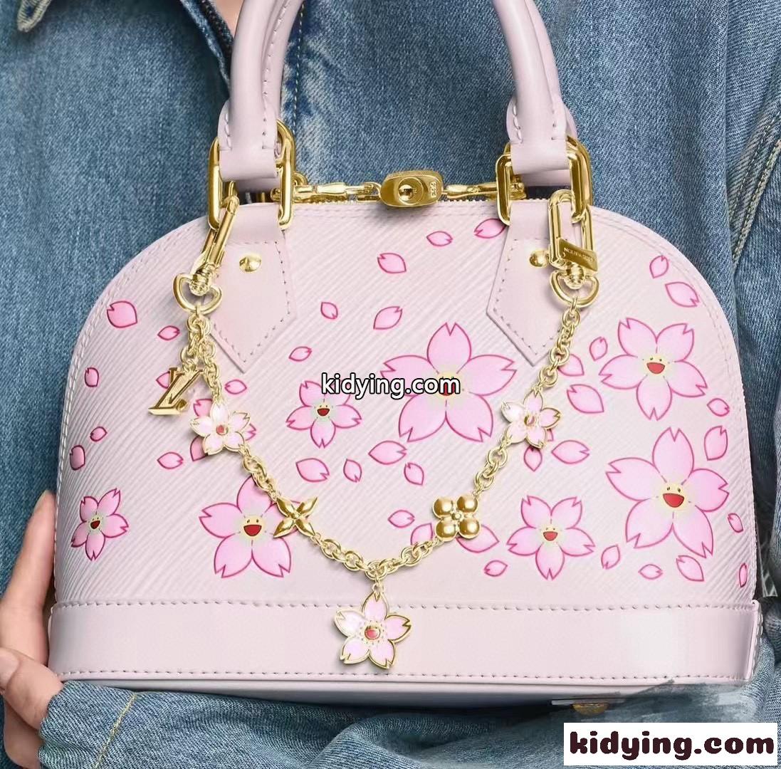 LV × TM バッグチャーム チェーン・チェリーブロッサム ルイ・ヴィトン スーパーコピー M02540-4