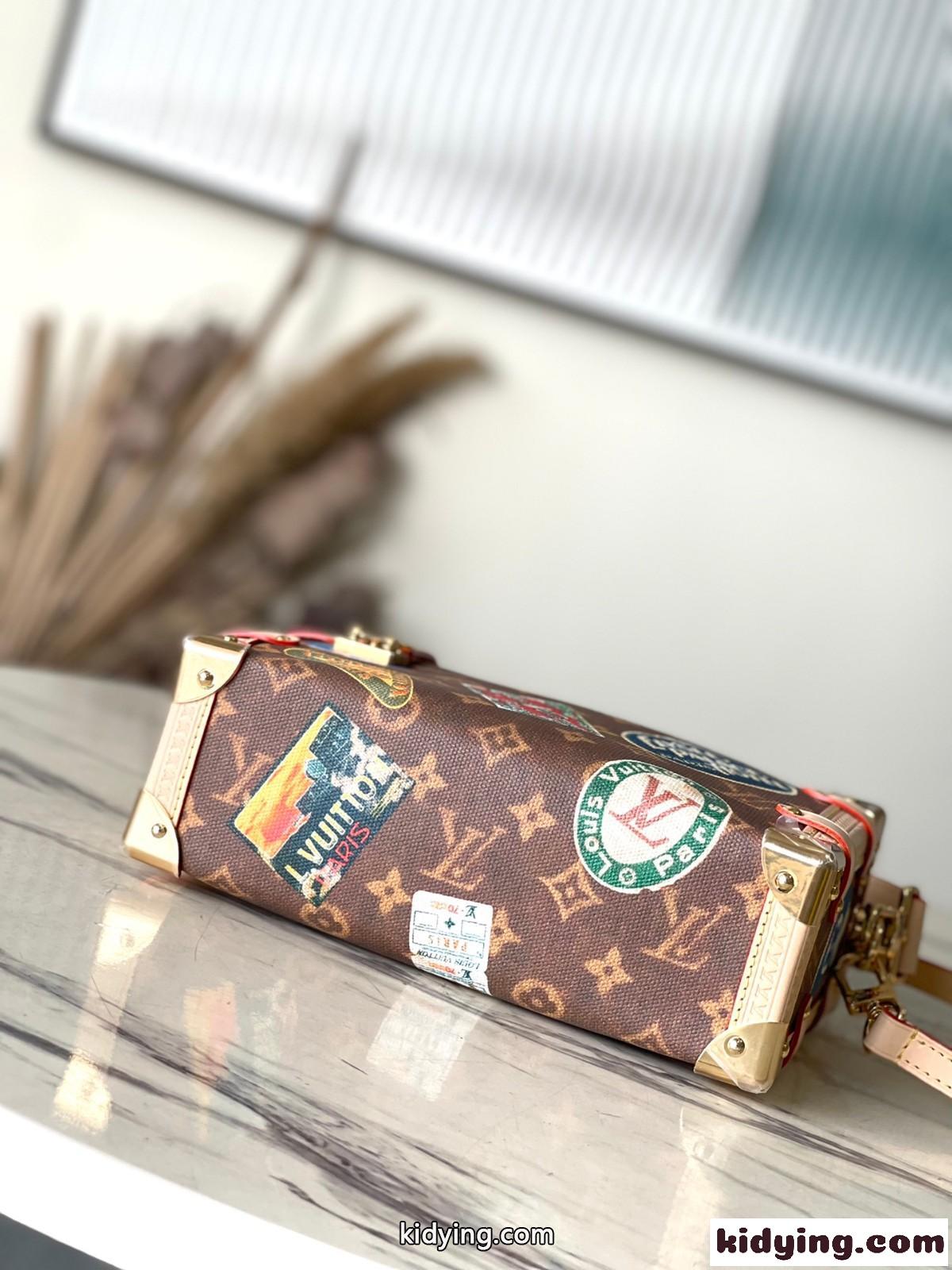 24SS サイドトランクMM ハンドバッグ ルイヴィトン バッグ スーパーコピー-3