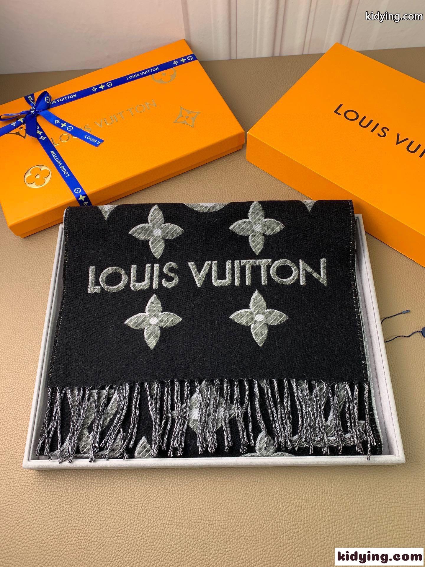 LV エセンシャル シャイン マフラー ルイヴィトン スカーフ コピー-1