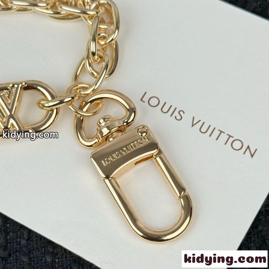 チェーンベルト・LV フラワー リンク ルイ・ヴィトン キーホルダー 偽物 バッグチャーム-5