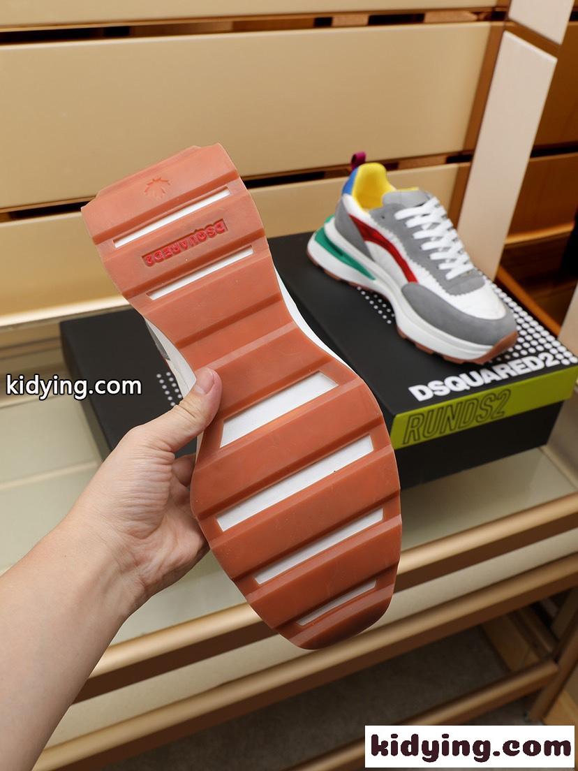 おしゃれ 人気 クッション性 コンフォート ディースクエアード スニーカー コピー メンズ-3