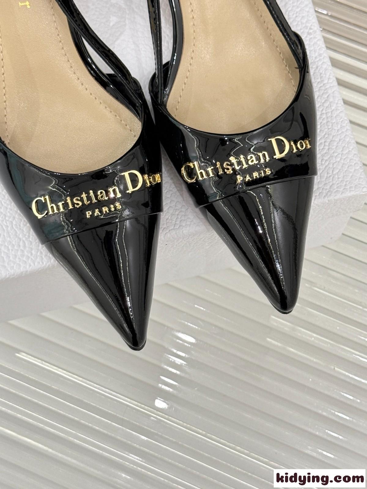 My Dior スリングバックパンプス クリスチャン・ディオール パンプス コピー ブラック-3